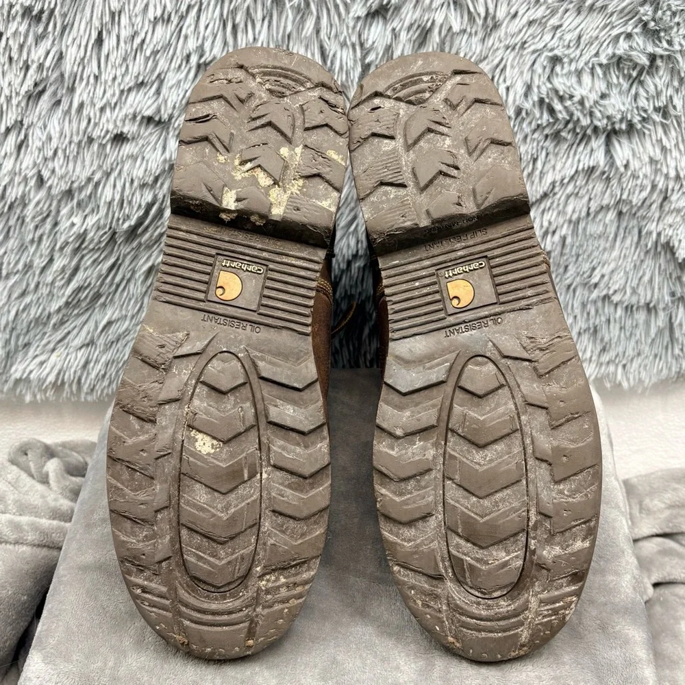 Carhartt Boots Mens 13 Traditional Welt Waterproof 6 inch Moc Toe Work CMW6197